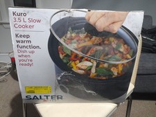 Salter Retro Black 6.5L Slow