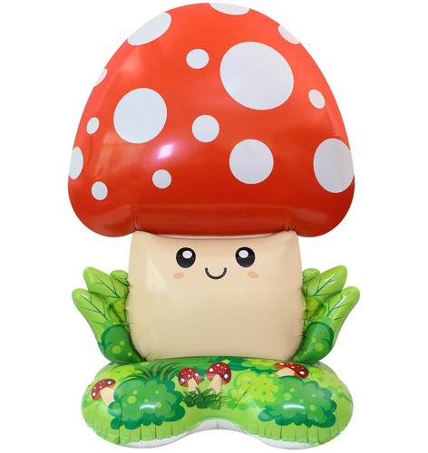 Mushroom balloon birthday - mushroom,