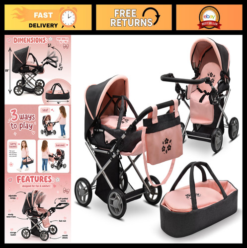 Convertible baby doll - convertible, stroller