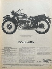 URAL M66 COSSACK 650 ORIGINAL 1974 B/W ADVERTISEMENT 26cm x 20cm