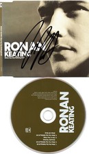 BOYZONE: RONAN KEATING SIGNED ''WHEN YOU SAY NOTHING AT ALL'' CD SLEEVE+COA