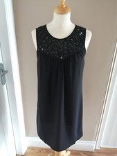 Red Herring black sequinned