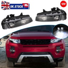 Smoke Left + Right Side Front Fog Light Lamp For Range Rover Evoque L538 2011-15