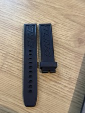 Genuine Breitling Diver Pro Rubber Strap 20mm for Buckle 18mm 119S Blue