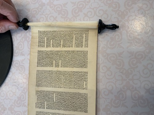 Miniature sefer torah