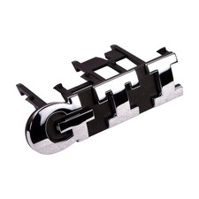 Front gti grille badge chrome - front,