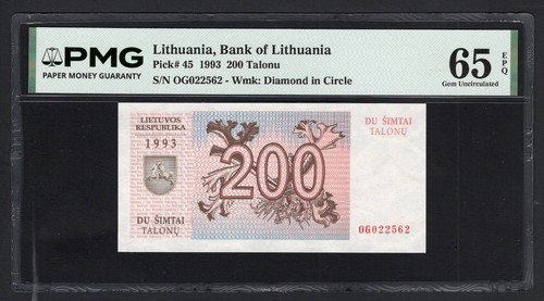 Lithuania 200 talonu 1993 - lithuania, p45