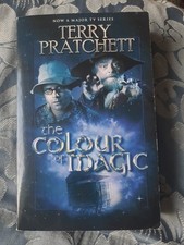 Terry Pratchett PB Movie Edition Colour Of Magic And Light Fantastic Signed 2008