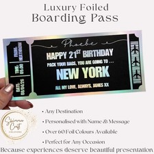Personalised Boarding Pass  -