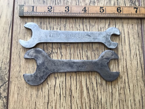 Vintage triumph spanners - 2,