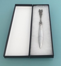 Impressive Gift Boxed 800 Silver Double Headed Eagle Letter Opener