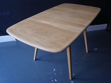 Vintage 1970s Ercol drop leaf rectangular dining table*