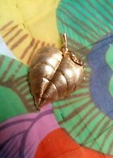 Vintage 1980s Leaf Shaped