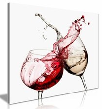 Wine Glasses Kitchen Wall