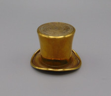 ANTIQUE SMALL BRASS TOP HAT