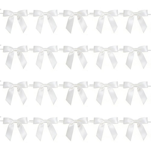 Tihny pcs white satin - 20,