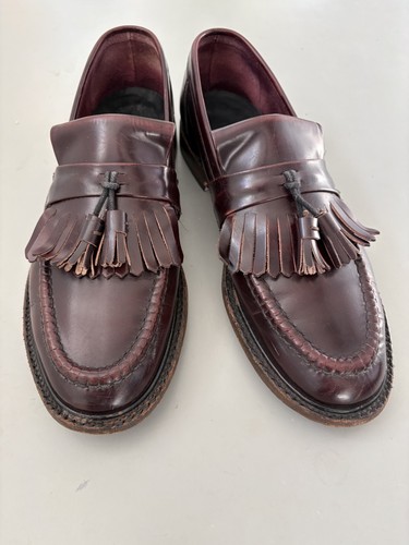 Loake burgundy leather kiltie - loake,
