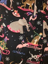 NEXT Womens Christmas Navy Animals Cosy Pyjamas SIZE MEDIUM 12 - 14 New