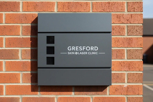 Branded engraved letterbox - engraved,