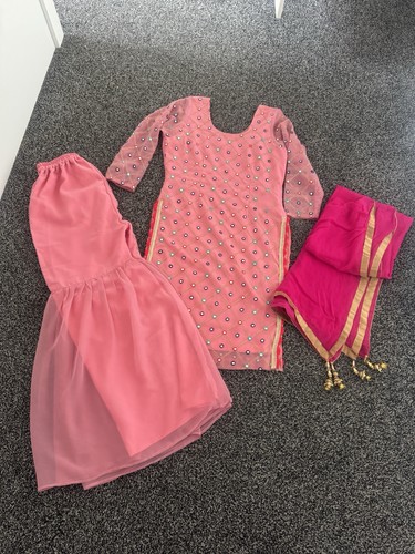 Punjabi gharara suit pink - gharara,