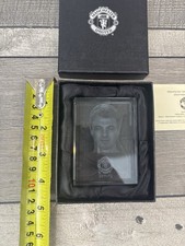 Man Utd Jonny Evans Glass Keepsake Display Memorabilia Official 2011/12
