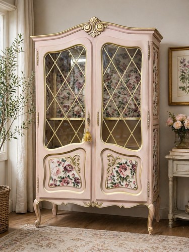 French style painted shabby - painted,