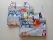 Next Vehicle Print Childrens Curtains 53" x 54" Pale Blue Tab Top