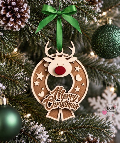 Personalised wooden reindeer - personalised,