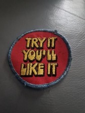Vintage Patch 'Try It You'll
