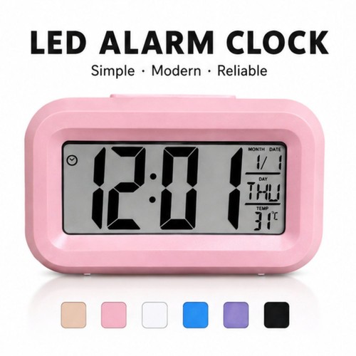 Digital led bedside snooze - led,