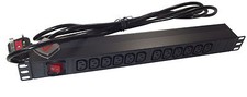 12 way IEC C13 PDU - 1U 19"