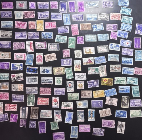 125 used stamps bulk job - used, us