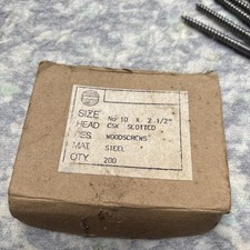 Steel Countersunk Wood Screws