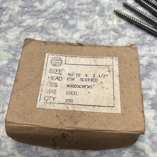 Steel countersunk wood screws - steel,