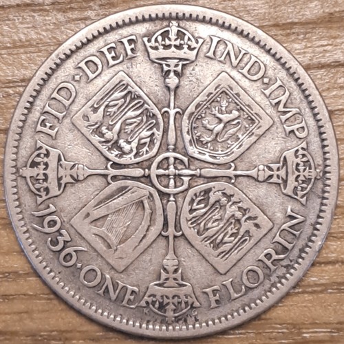 1936 king george florin - 1936, two