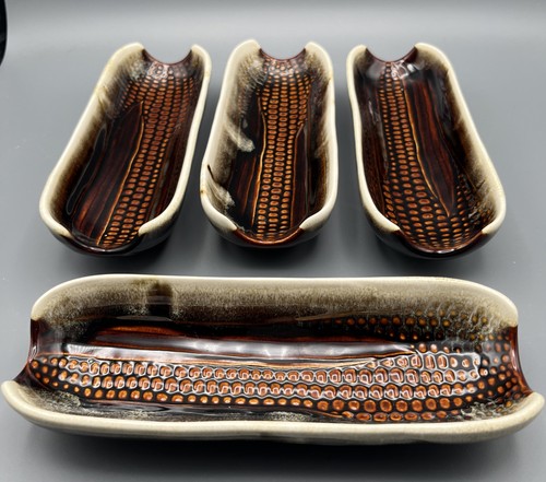 Pfaltzgraff brown drip corn - brown, on