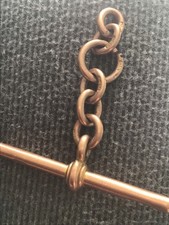 antique 9ct rose T bar etc