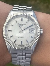 Serviced June 2025 Ulysse Nardin 10921 Stainless Steel Day Date 1950s