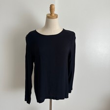 Black Long Sleeve Top Padded