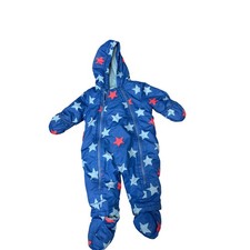 Baby Boden Blue Star Print