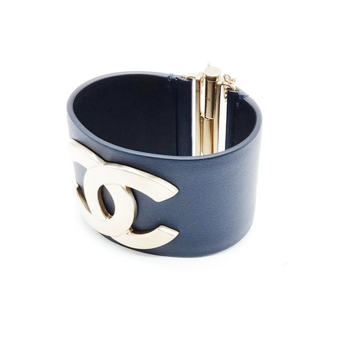 Chanel bracelet navy blue - chanel,
