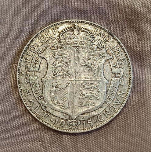 1915 half crown - 1915,