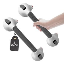 2X Suction Grab Rail Bar Safe Handle Handrail Disability Shower Safety Support
