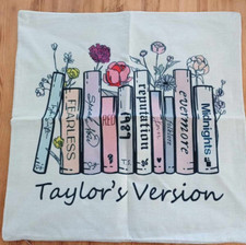 Taylor's Version Linen Cushion Cover - Girls Kids Taylor Swift UK SELLER