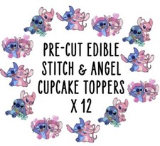 PRECUT Stitch And Angel Edible