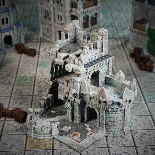 Ruined barracks - ruined,