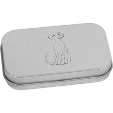'Saluki Puppy' Metal Hinged