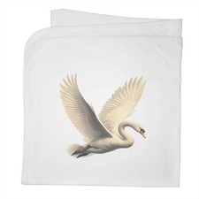 'Mute Swan Flying' Cotton Baby
