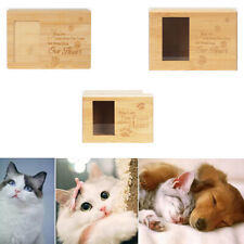 Pet Urn for Dogs Cats Ashes Commemorate Wooden Box Funeral Memory Box Casket