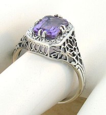 GENUINE 1.5 CT AMETHYST 925